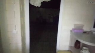 A neighbor fucked me on the street and in the kitchen in a café