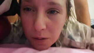 Tight Brunette Gets Fucked – Cum Inside of Her Tight Pussy