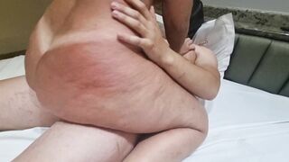 Cuckold Husband Films His Wife Fucks and Moaning Loud and Screaming He Is Watching Biggest Real Homema