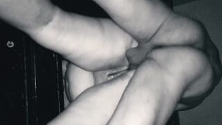 Latina milf wife has multiple orgasms, pissing horny and full of creampie standing doggystyle with big dick eater