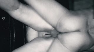 Latina milf wife has multiple orgasms, pissing horny and full of creampie standing doggystyle with big dick eater