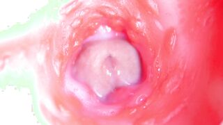 CAMERA INSIDE PUSSY: ALMOST CUM IN PUSSY! BEST Internal ASMR in 4K