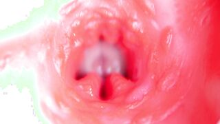 CAMERA INSIDE PUSSY: ALMOST CUM IN PUSSY! BEST Internal ASMR in 4K
