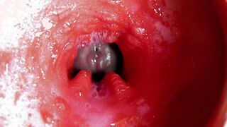 The most beautiful internal orgasm close-up! ASMR big cumshot!