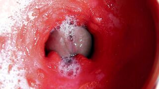 The most beautiful internal orgasm close-up! ASMR big cumshot!