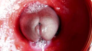 The most beautiful internal orgasm close-up! ASMR big cumshot!
