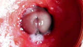 The most beautiful internal orgasm close-up! ASMR big cumshot!