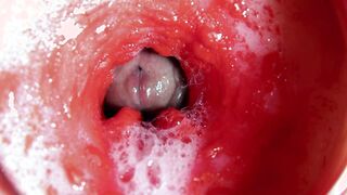The most beautiful internal orgasm close-up! ASMR big cumshot!