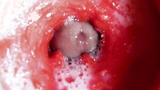 The most beautiful internal orgasm close-up! ASMR big cumshot!
