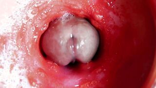 The most beautiful internal orgasm close-up! ASMR big cumshot!