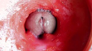 The most beautiful internal orgasm close-up! ASMR big cumshot!