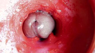 The most beautiful internal orgasm close-up! ASMR big cumshot!