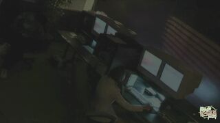 As she goes up and down on a hard dick her asian ass gets penetrated